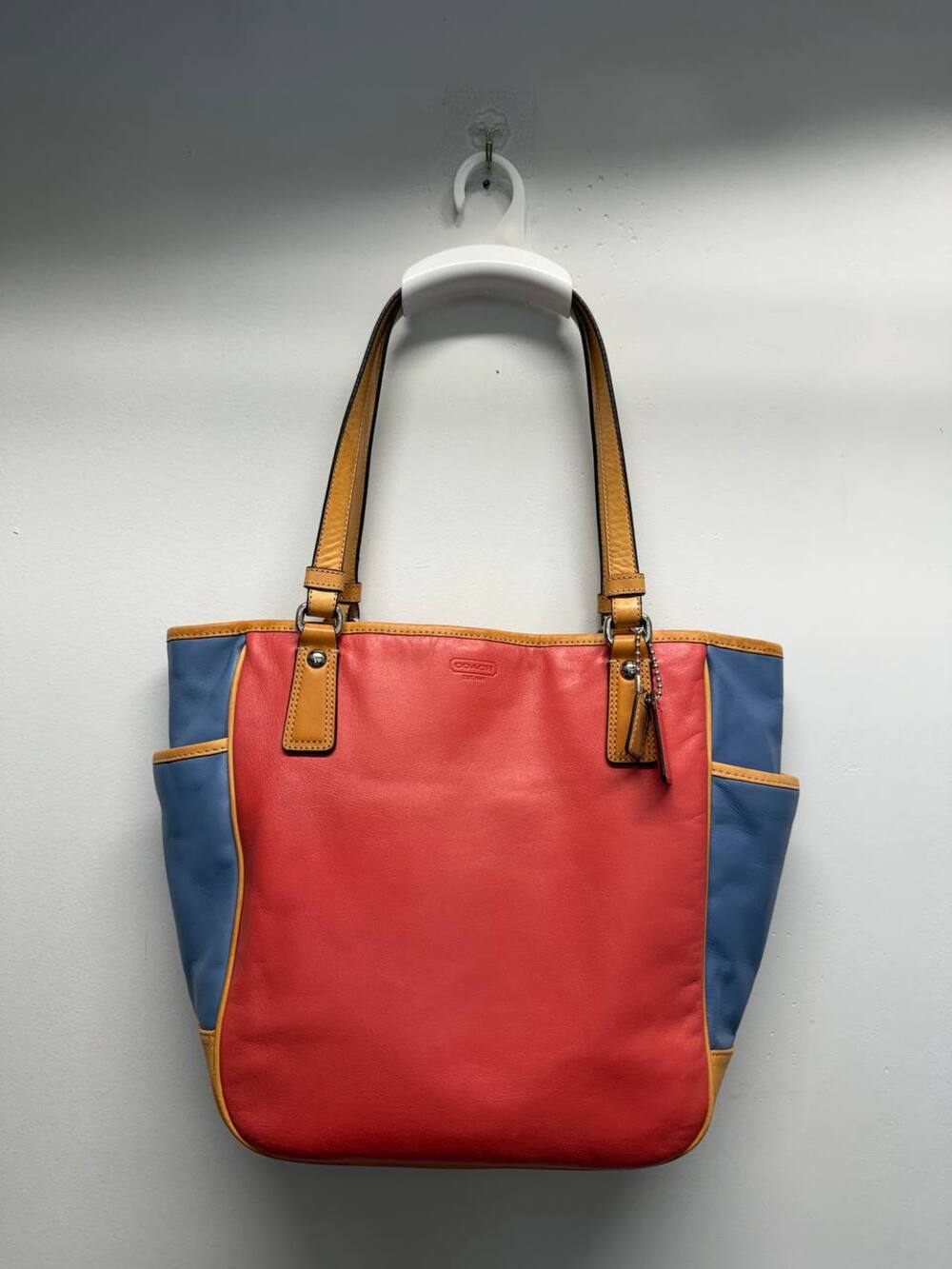 Coach Est. 1941 Colorblock Leather Tote Bag